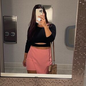 Express blush pink skort